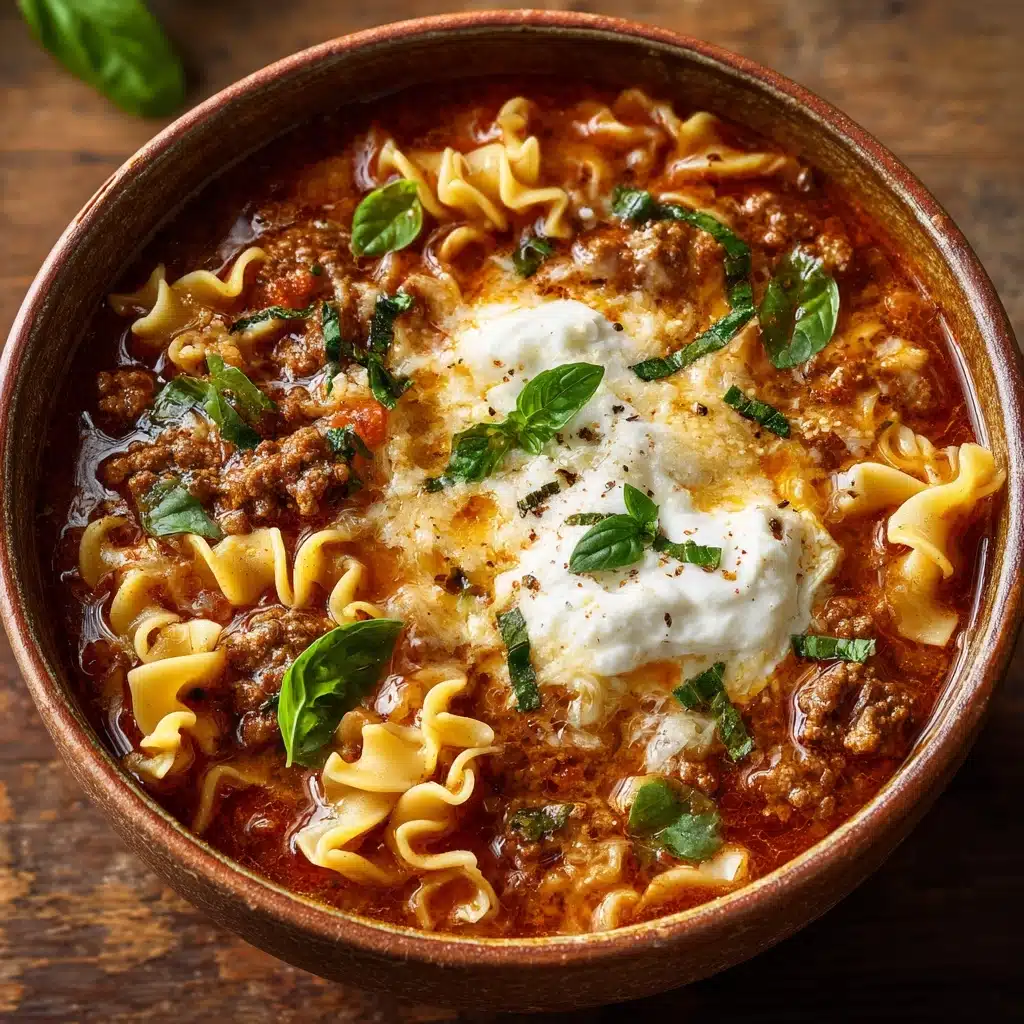 Slow Cooker Lasagna Soup Recipe - Recipe Image