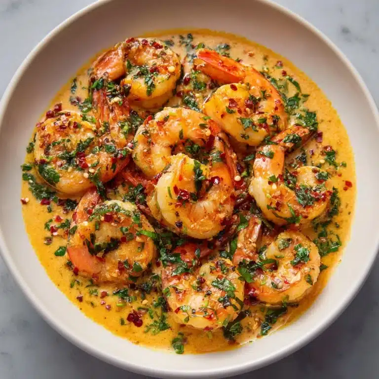 Shrimp in Creamy Garlic-Paprika Sauce Recipe