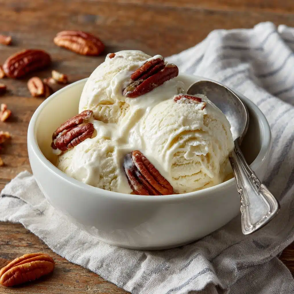Homemade Butter Pecan Ice Cream Recipe