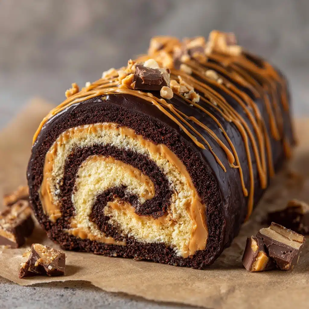 Peanut Butter Cup Cake Roll Recipe - Recipe Image