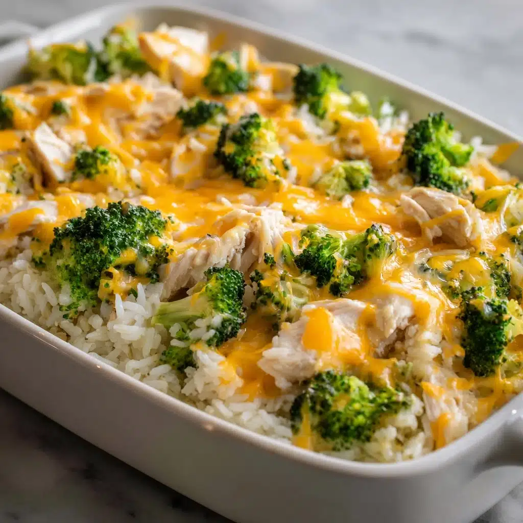 Broccoli, Rice, Cheese, and Chicken Casserole Recipe