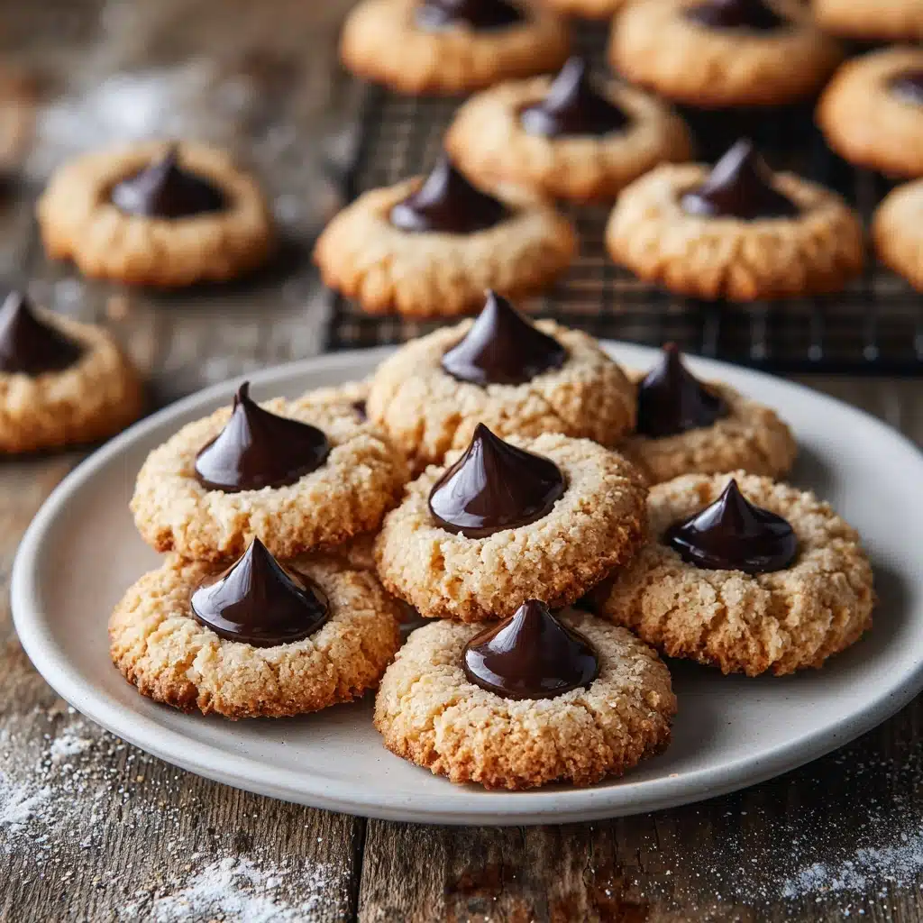 Homemade Peanut Butter Kiss Cookies Recipe - Recipe Image