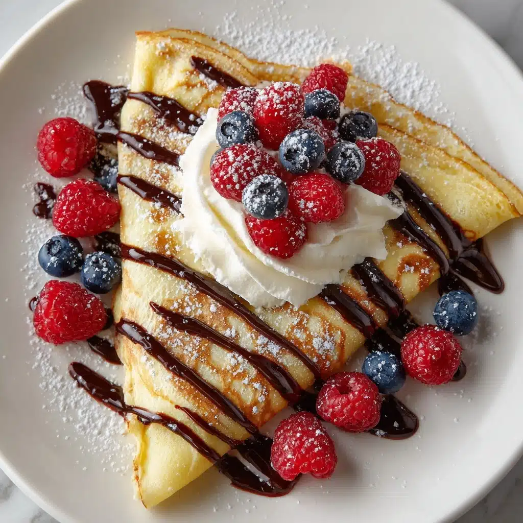 Easy Chocolate Crepes Recipe - Recipe Image