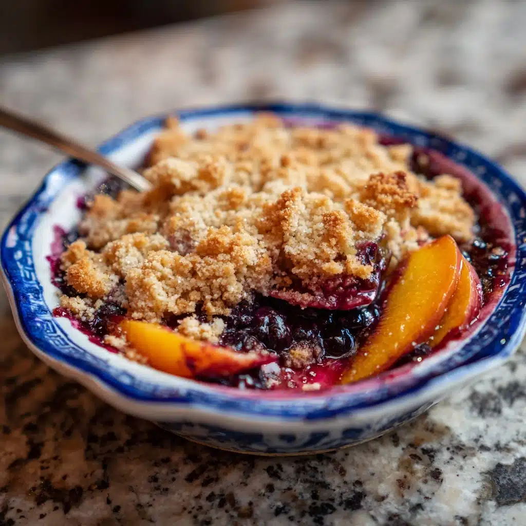 Summer Peach and Blueberry Cobbler Recipe - Recipe Image