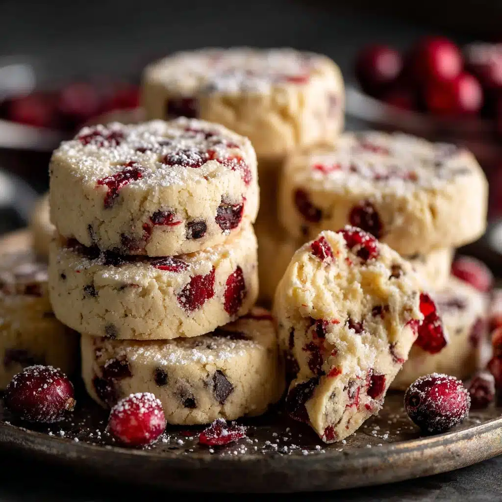 Cranberry Shortbread Cookies Recipe