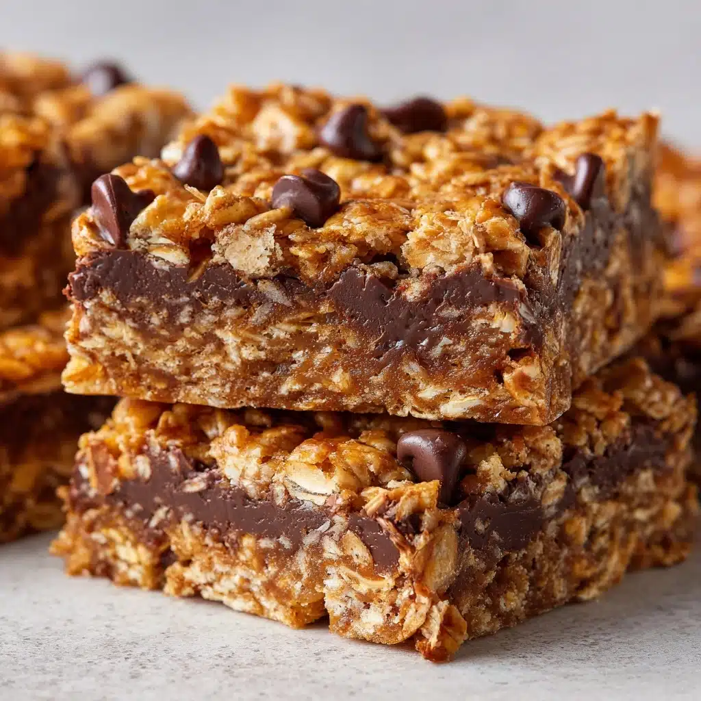 Healthy Chocolate Chip Oat Bars Recipe - Recipe Image