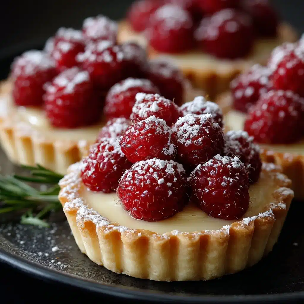 Raspberry & White Chocolate Tartlets Recipe - Recipe Image