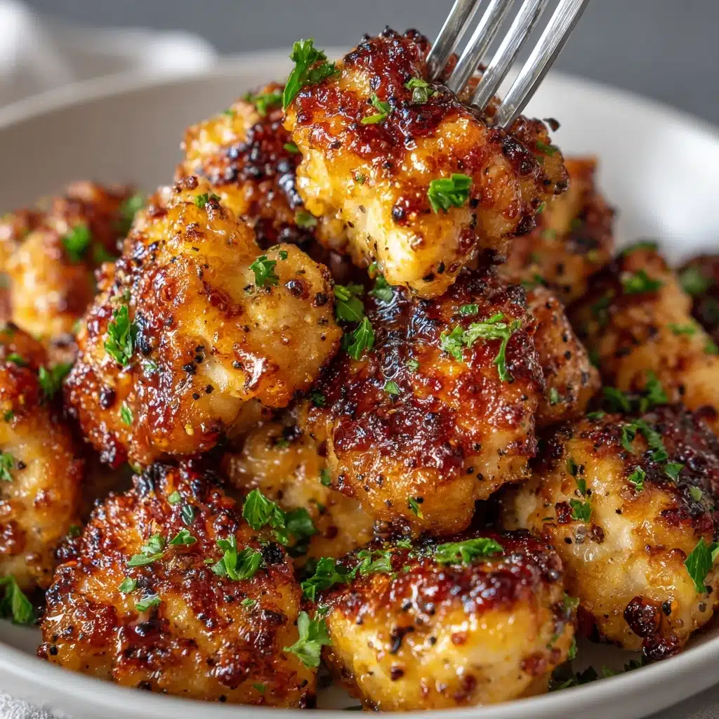 Garlic Butter Chicken Bites Recipe - Recipe Image