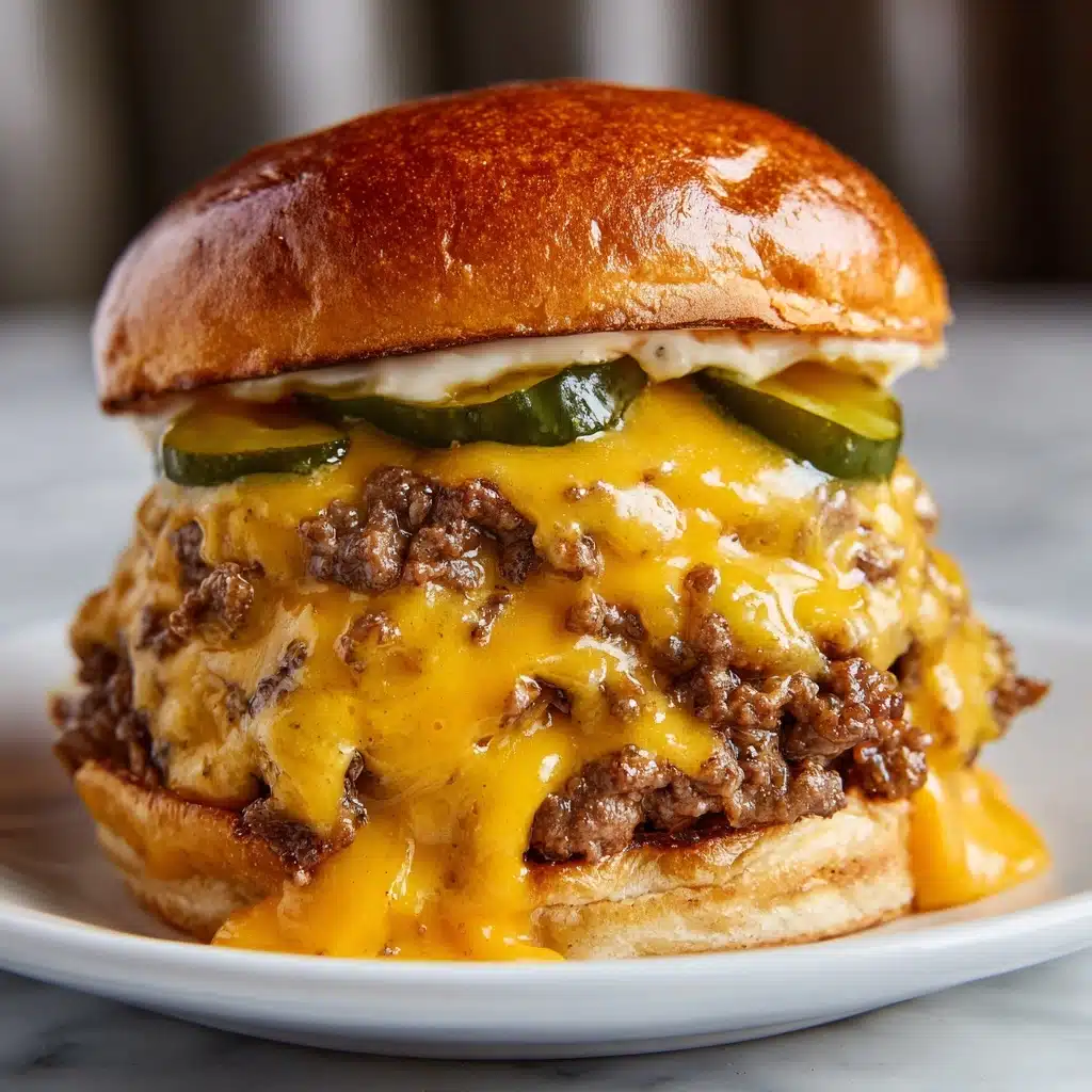 Crockpot Cheeseburgers Recipe - Recipe Image