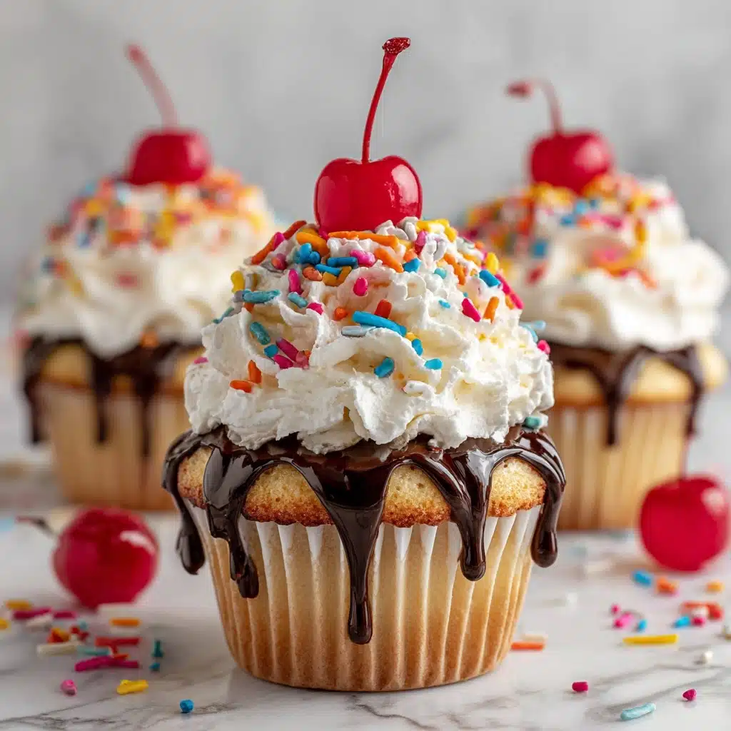 Ice Cream Sundae Cupcakes Recipe - Recipe Image