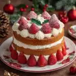 Japanese Christmas Cake (Strawberry Shortcake) Recipe