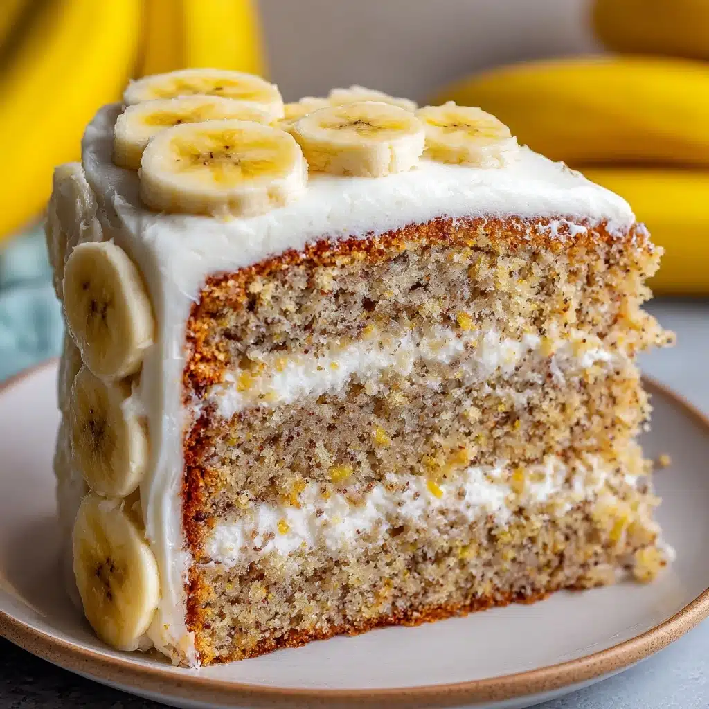 Banana Bread Cake with Cream Cheese Frosting Recipe - Recipe Image