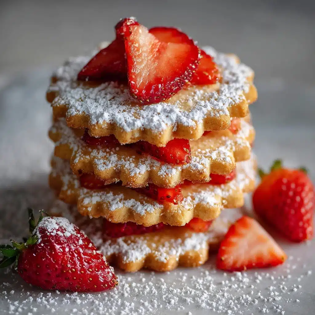 Strawberry Shortbread Cookies Recipe - Recipe Image