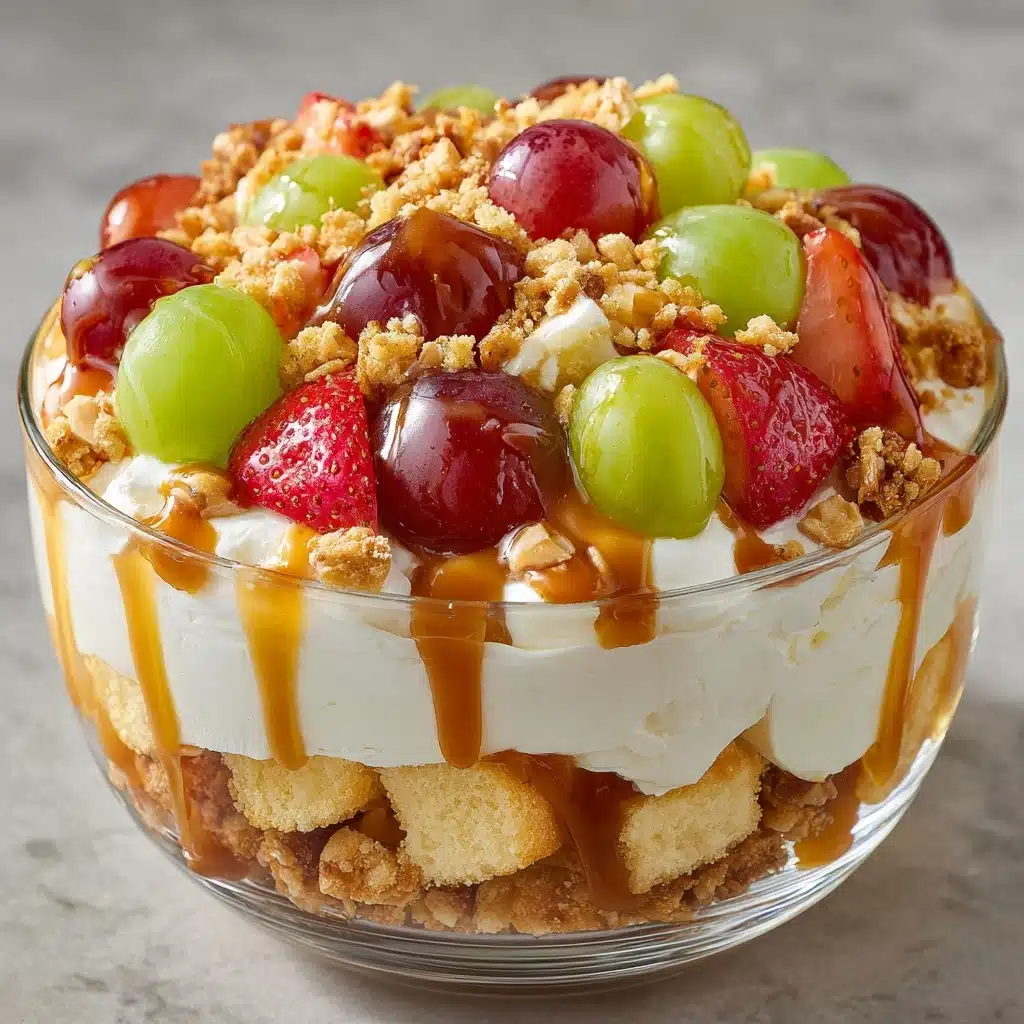 Caramel Crunch Cheesecake Fruit Salad Recipe - Recipe Image