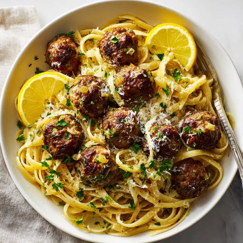 Chicken Piccata Meatballs Recipe - Recipe Image