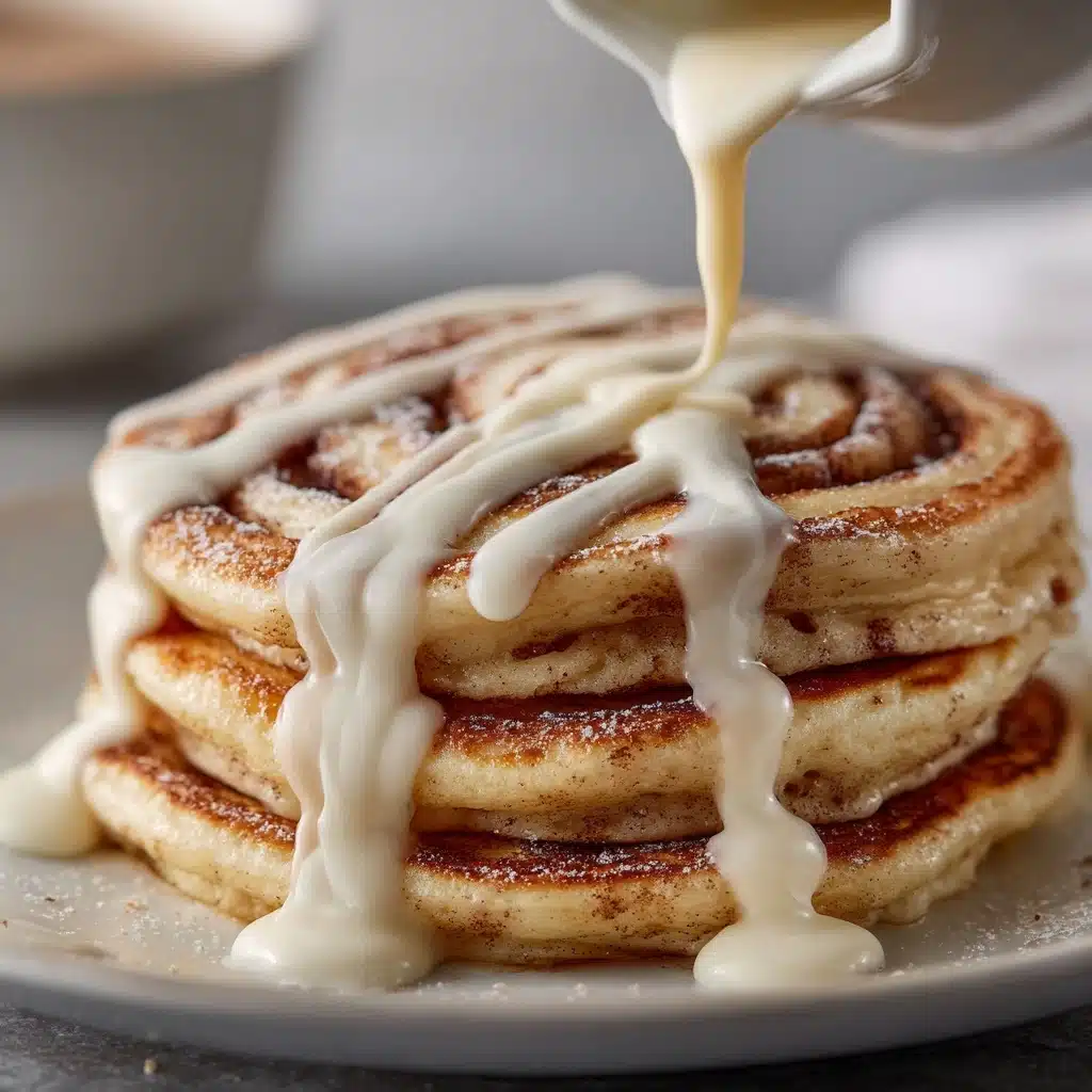 Cinnamon Roll Pancakes Recipe - Recipe Image