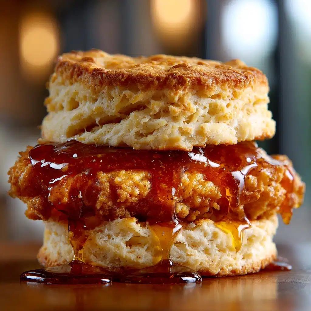 Hot Honey Chicken Biscuits Recipe - Recipe Image