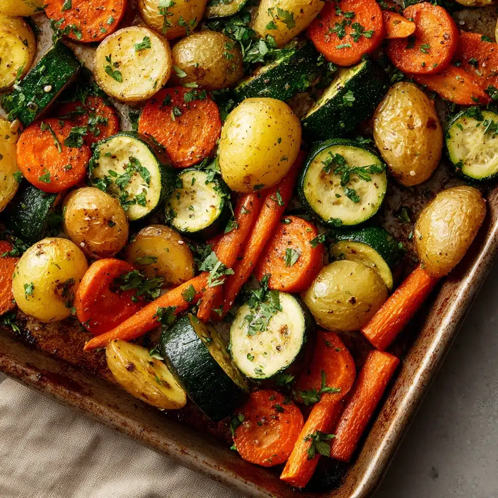 Roasted Potatoes, Carrots, and Zucchini Recipe - Recipe Image