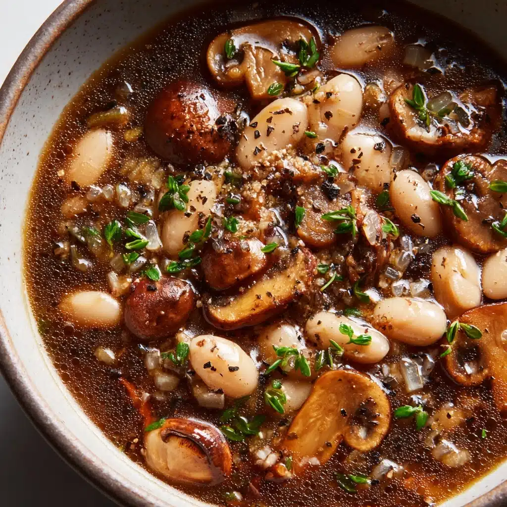 Earthy Mushroom and White Bean Stew Recipe