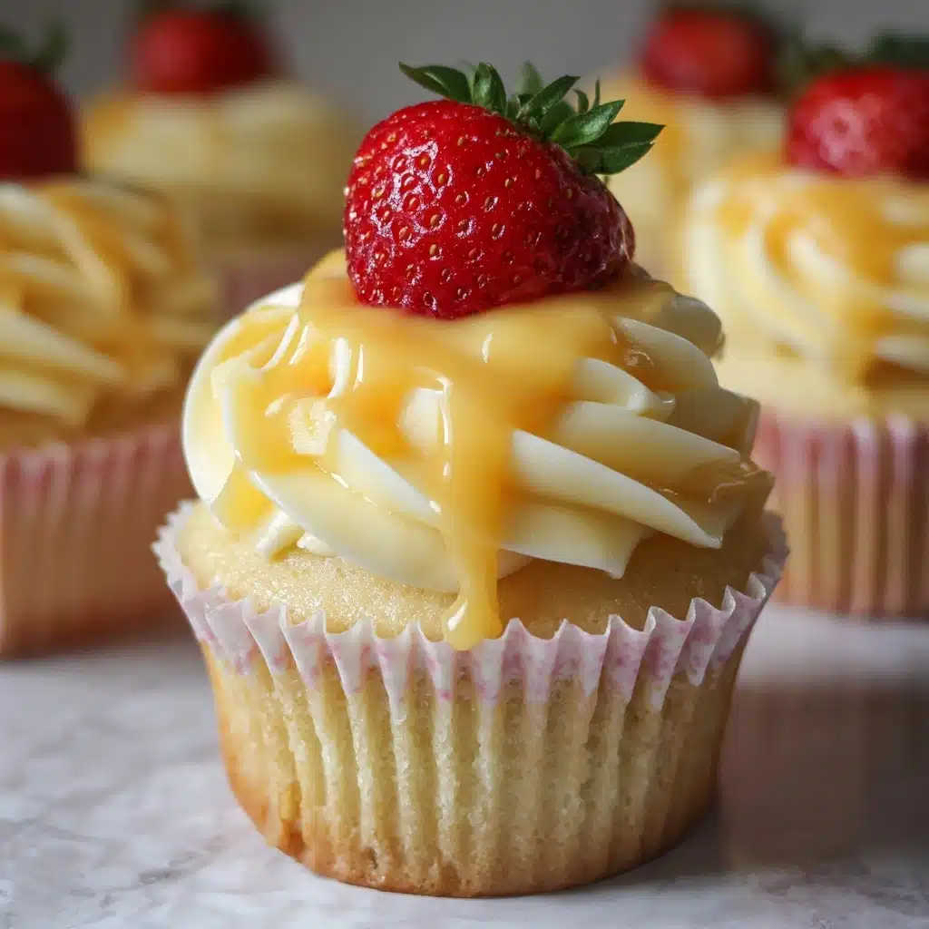 Strawberry Mango Cupcakes Recipe - Recipe Image