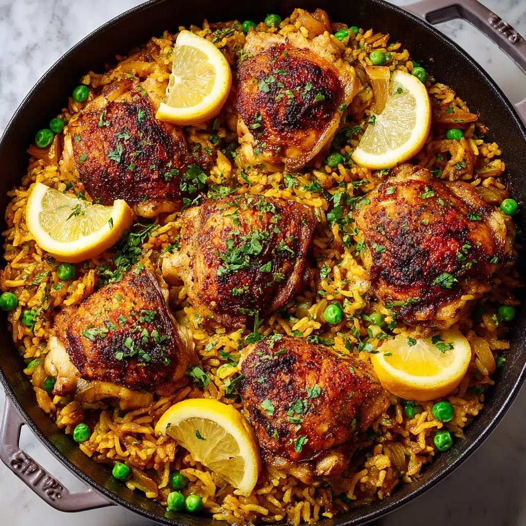 One Pan Spanish Chicken and Rice Recipe - Recipe Image
