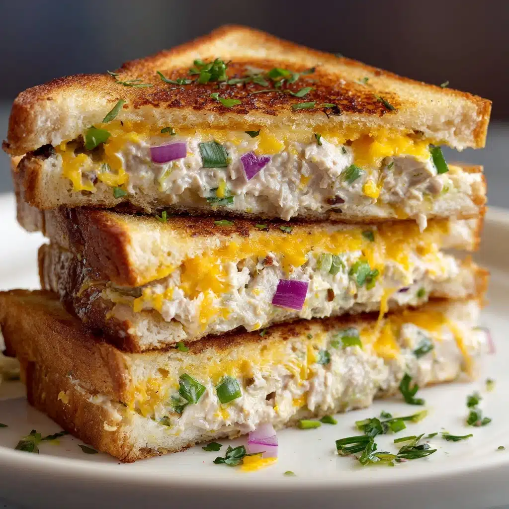 Tuna Melt Grilled Sandwiches Recipe - Recipe Image