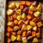 Roasted Apple Cinnamon Sweet Potatoes Recipe