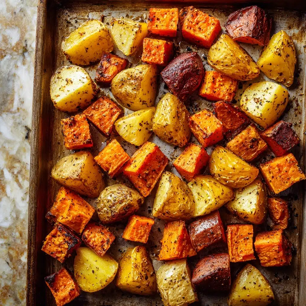 Roasted Apple Cinnamon Sweet Potatoes Recipe