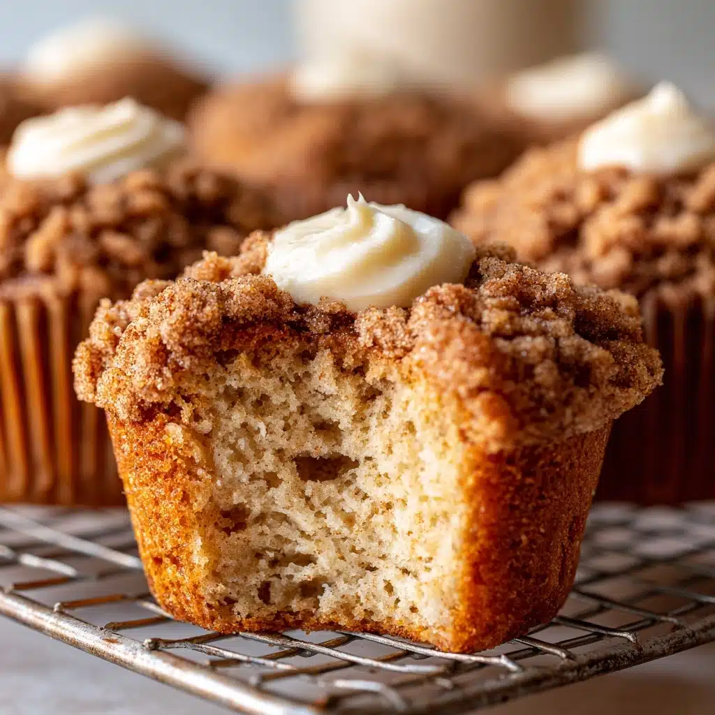 Coffee Cake Greek Yogurt Muffins Recipe - Recipe Image
