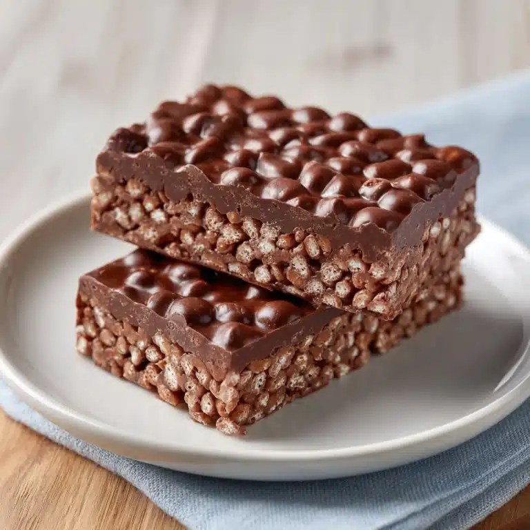 Chocolate Crunch Bars Recipe