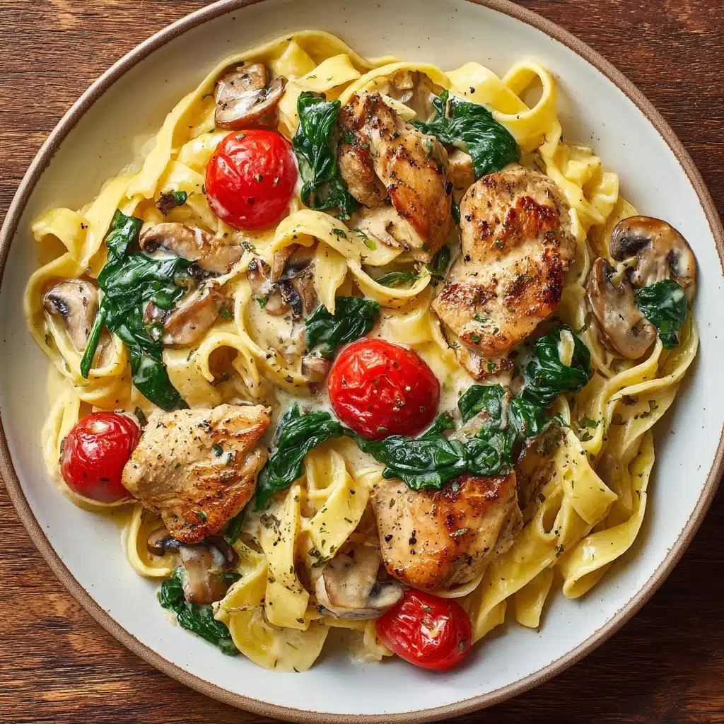 Creamy Tuscan Chicken Pasta Recipe - Recipe Image