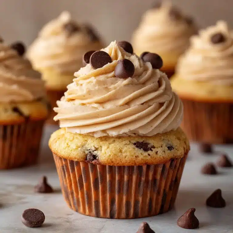 Chocolate Chip Cookie Dough Cupcakes Recipe