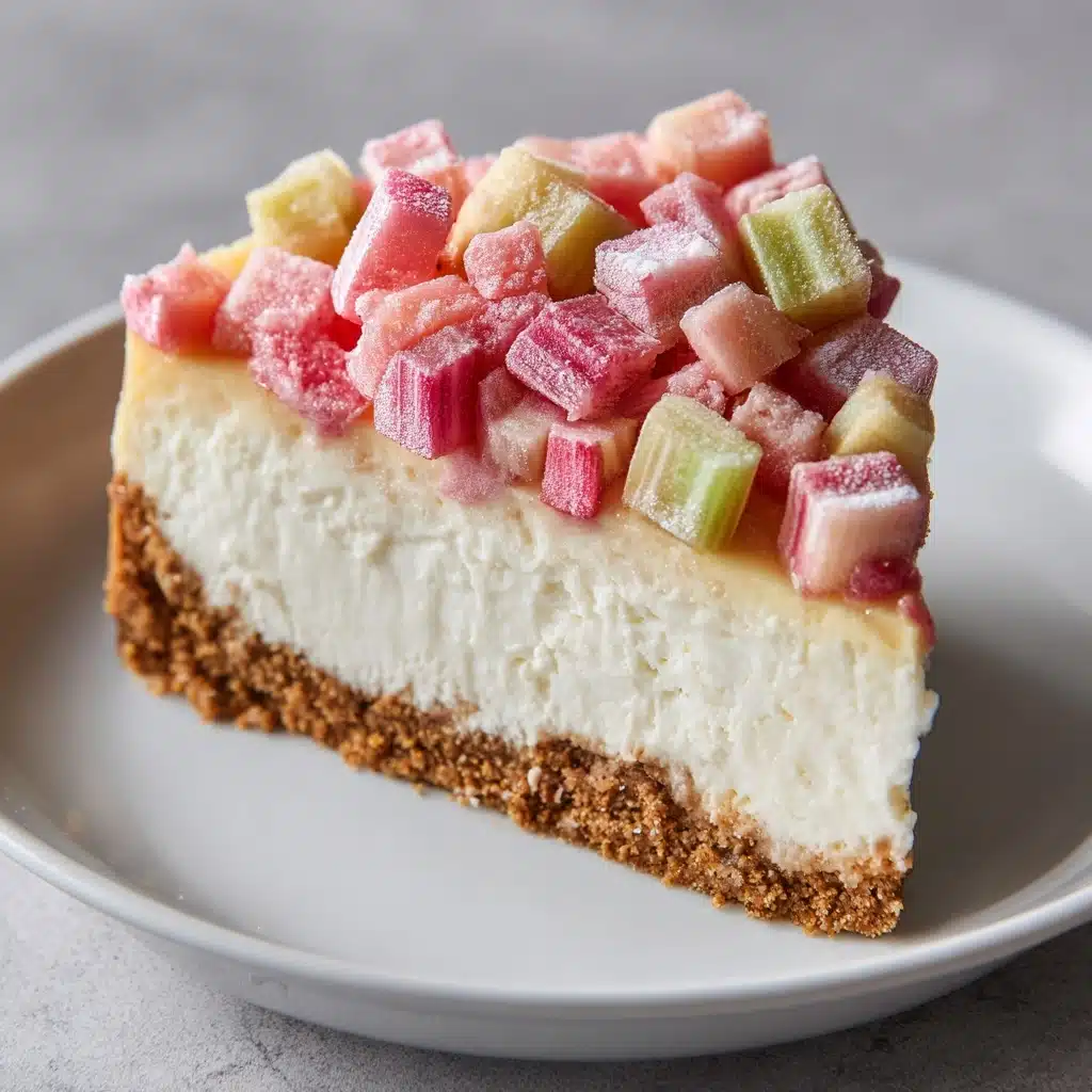 Rhubarb Cheesecake Recipe - Recipe Image