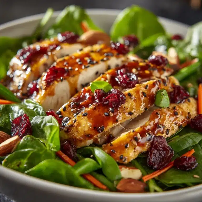 Asian Chicken Cranberry Salad Recipe