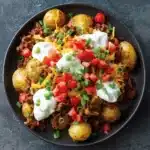 Cheesy Taco Potatoes Recipe