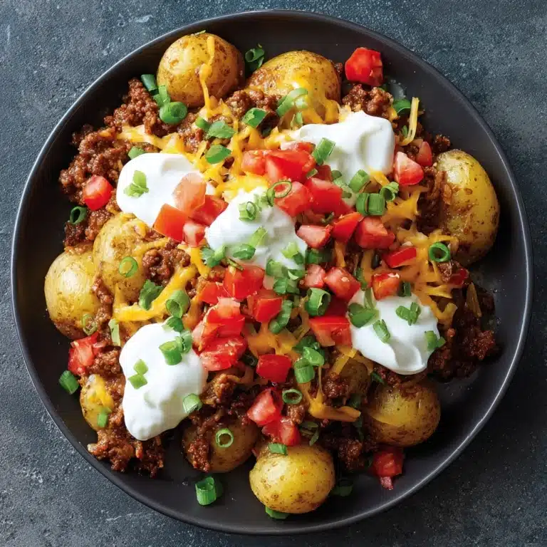 Cheesy Taco Potatoes Recipe