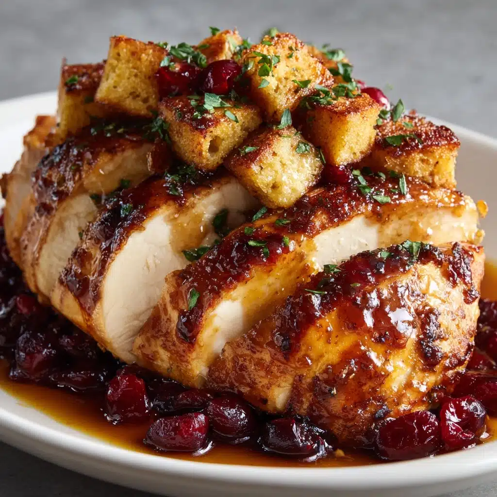 Cranberry and Brie Stuffed Chicken Recipe