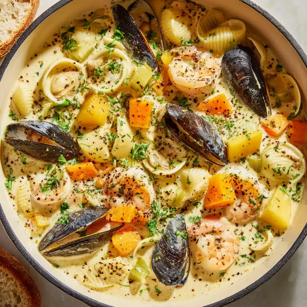 Creamy Seafood Chowder Recipe - Recipe Image