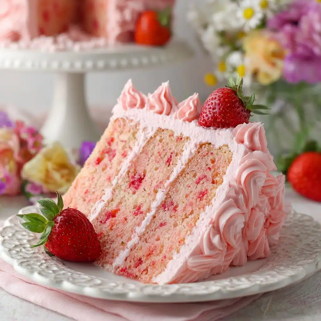 Strawberry Cake Recipe - Recipe Image