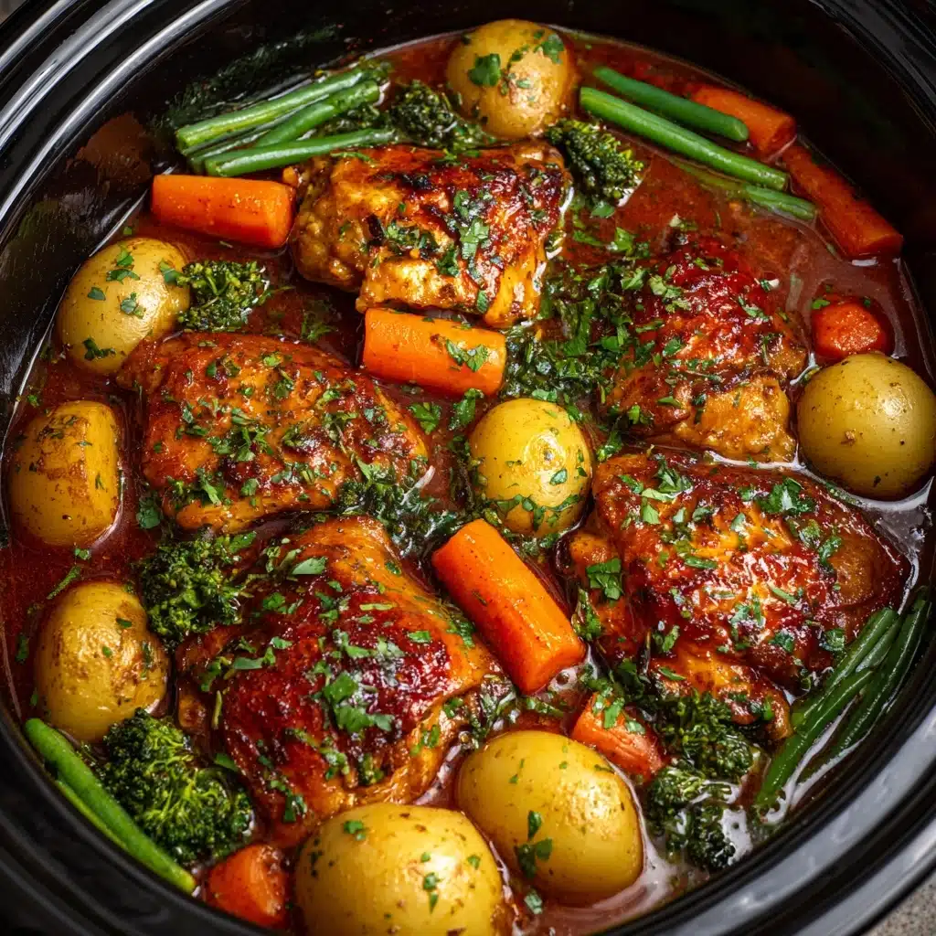Slow Cooker Honey Garlic Chicken Recipe
