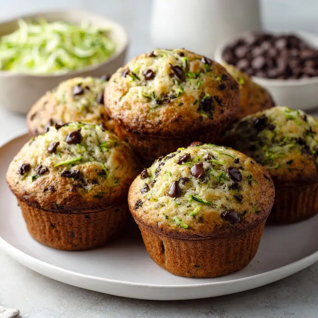 Chocolate Chip Zucchini Muffins Recipe - Recipe Image