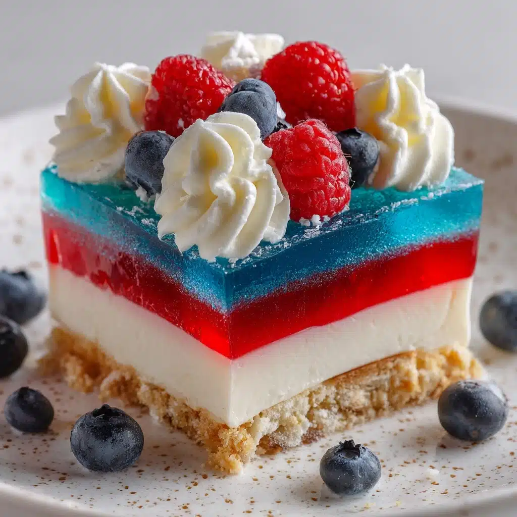 Red, White, and Blue Mini Cheesecakes Recipe - Recipe Image