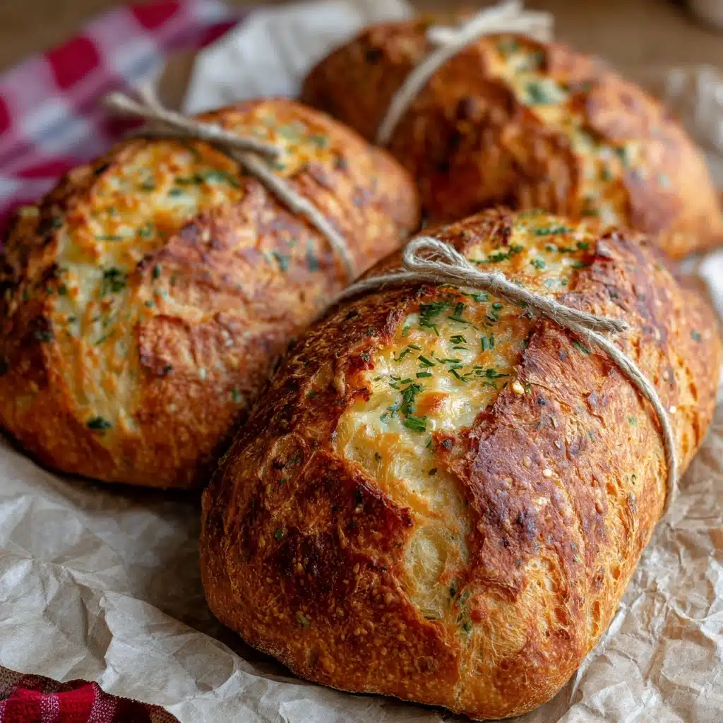Italian Herbs Cheese Bread Recipe - Recipe Image