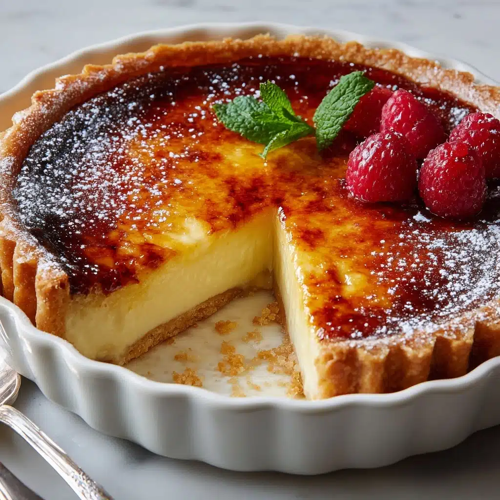 Authentic French Crème Brûlée Tart Recipe - Recipe Image