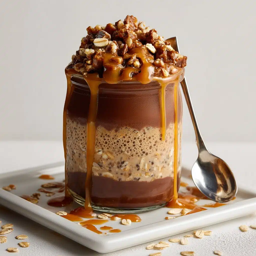 Caramel Macchiato Overnight Oats Recipe - Recipe Image