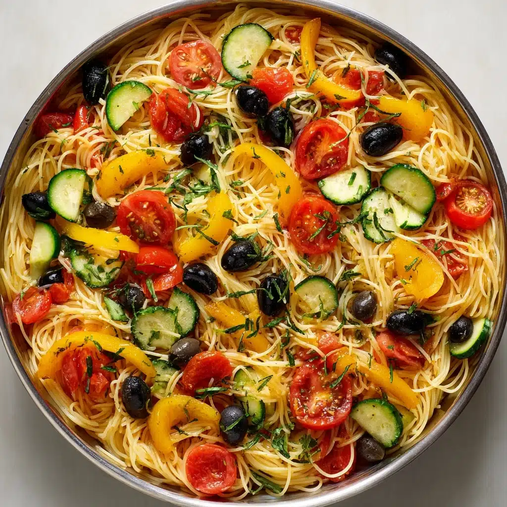 California Spaghetti Salad Recipe - Recipe Image