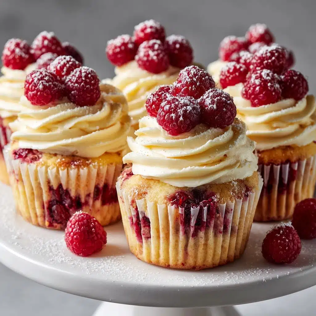 Raspberry Lemon Heaven Cupcakes Recipe - Recipe Image