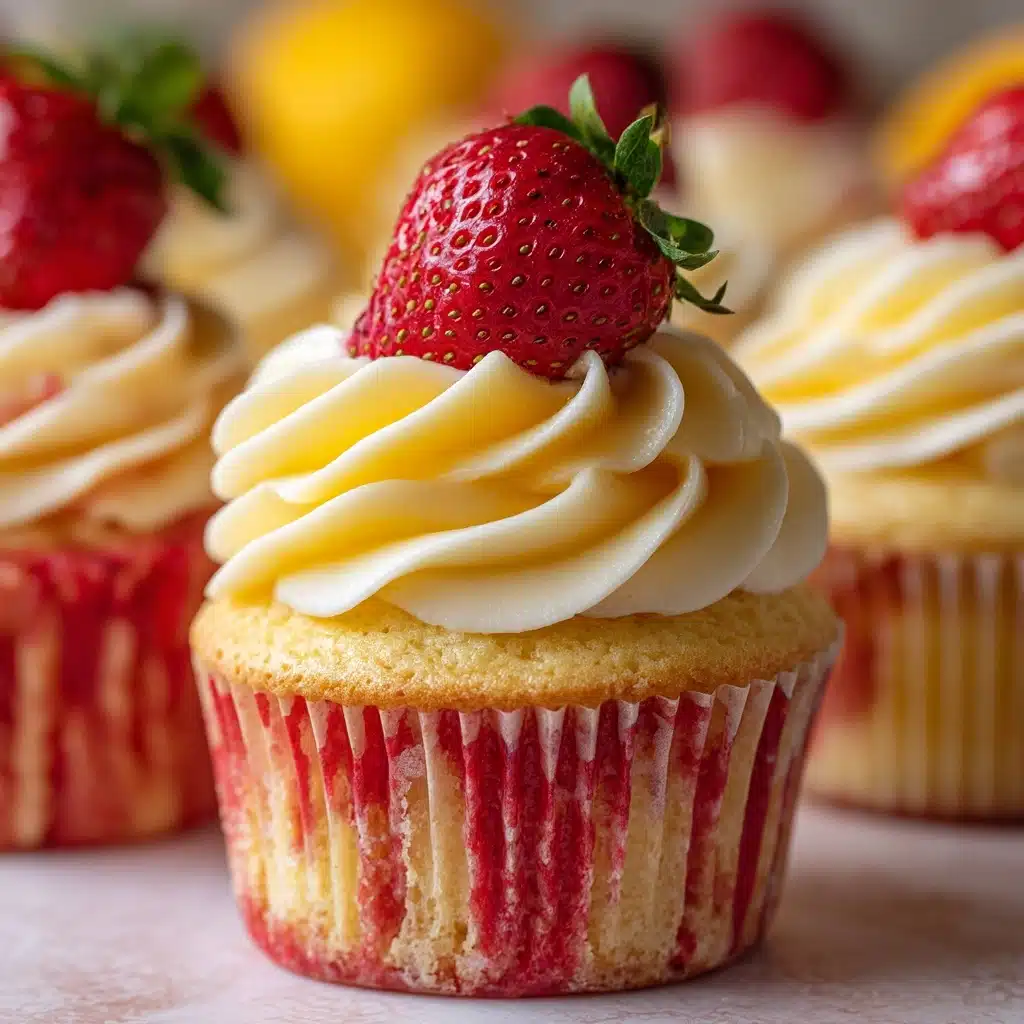 Strawberry Mango Margarita Cupcakes Recipe - Recipe Image