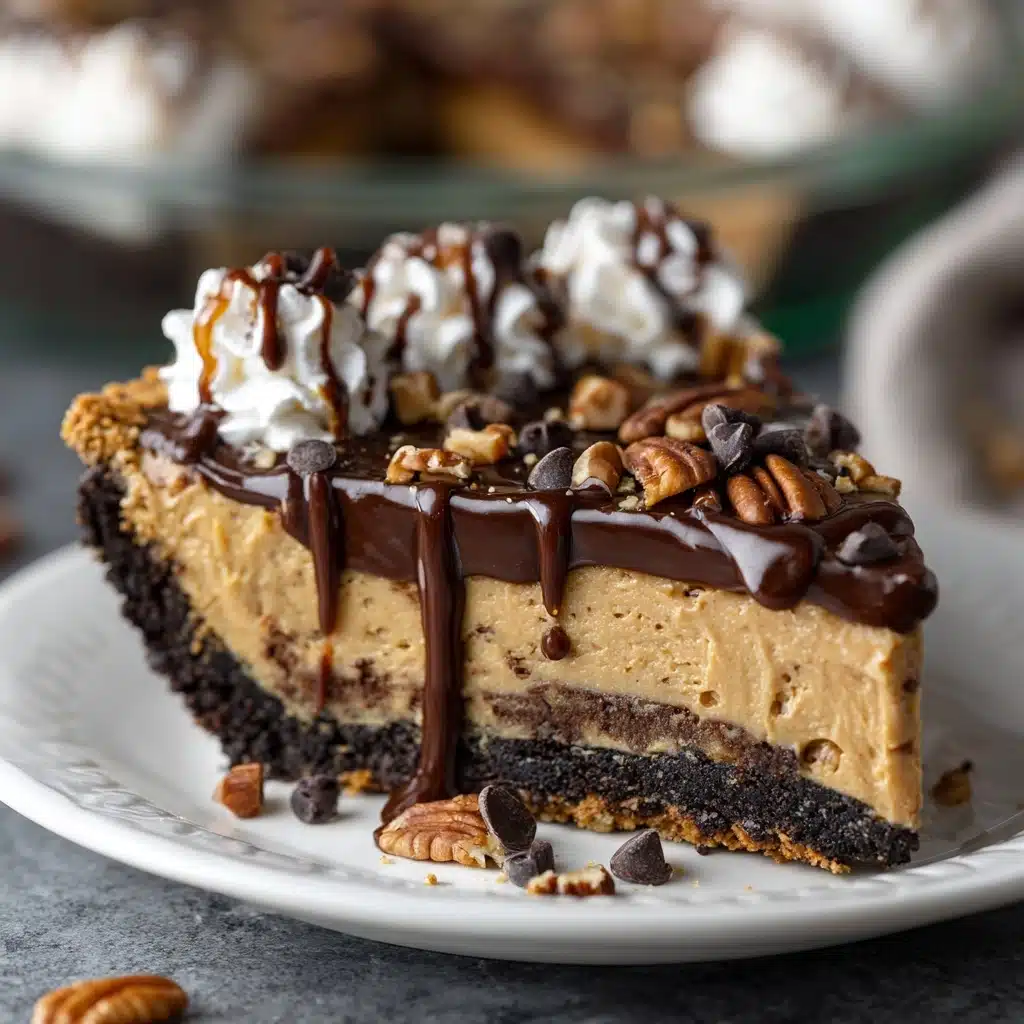 The Best Chocolate Turtle Pie Recipe - Recipe Image