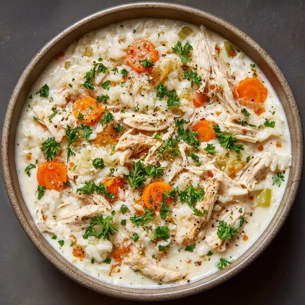 Creamy Chicken and Rice Soup Recipe - Recipe Image